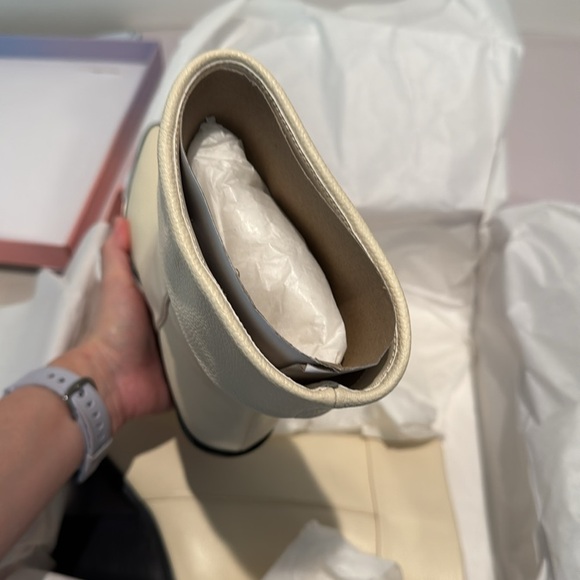 Nordstrom Lisa Vicky Mae-V Elegant Cream Ankle Boots - Picture 5 of 8